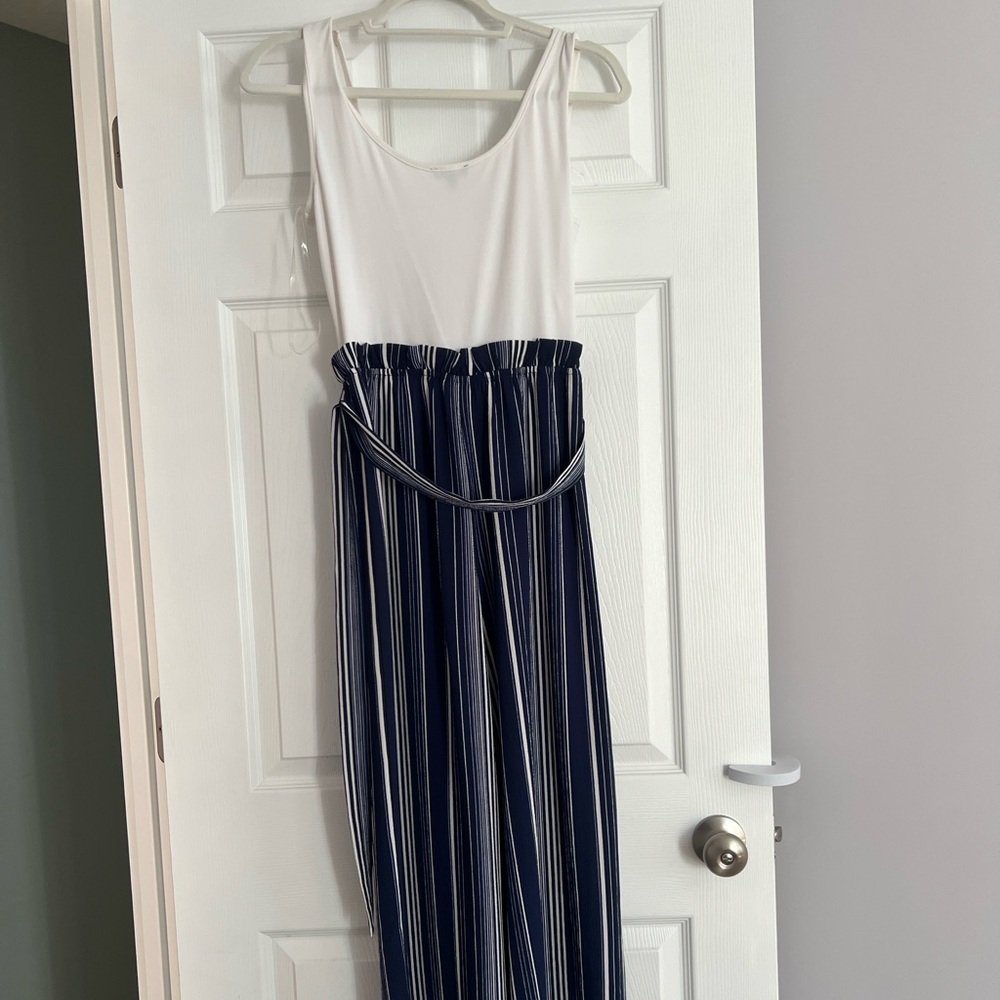 Lily Rose Sleeveless Jumpsuit with Wide Legs
